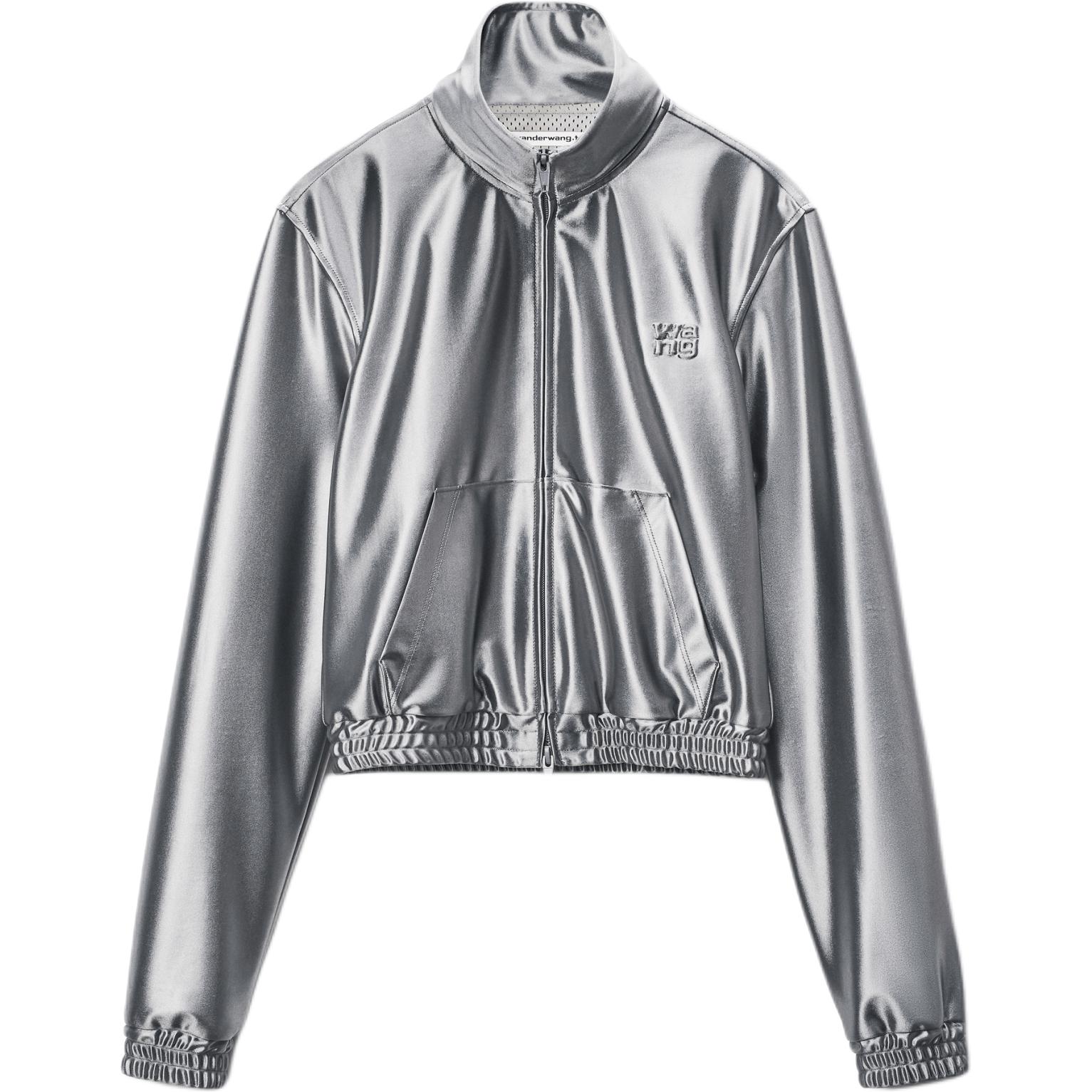 

Alexander Wang Сатиновая куртка с полосками, Gray