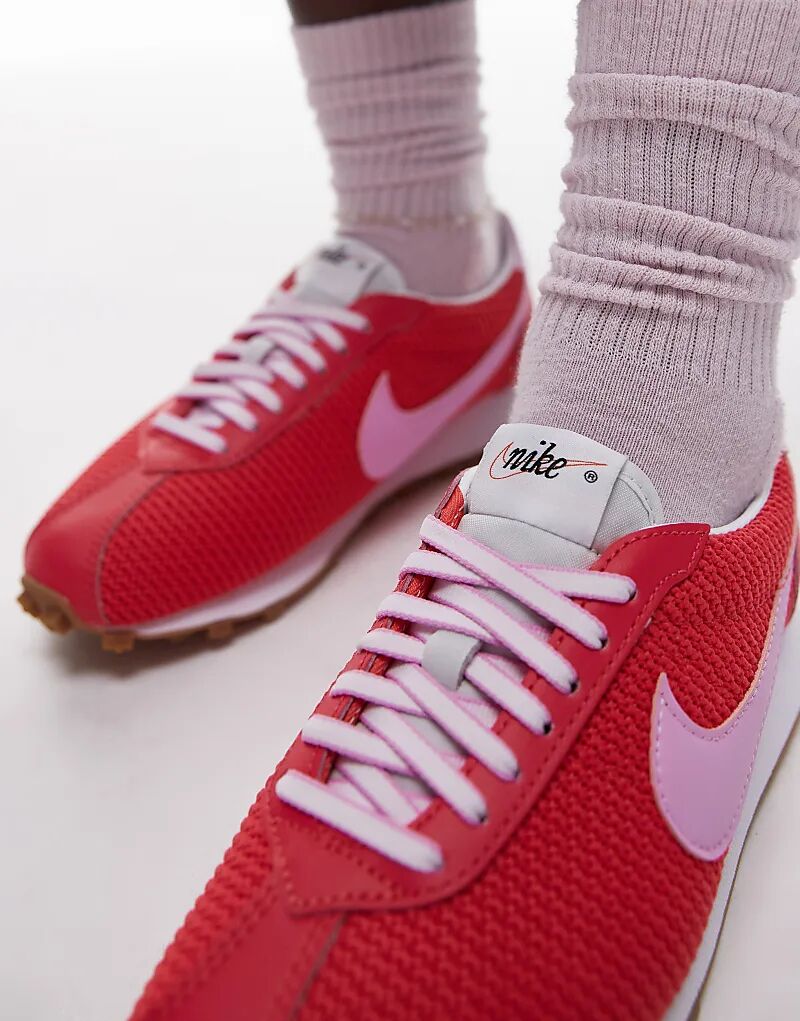 Кроссовки унисекс Nike LD-1000 красного и розового цветов — фото 4