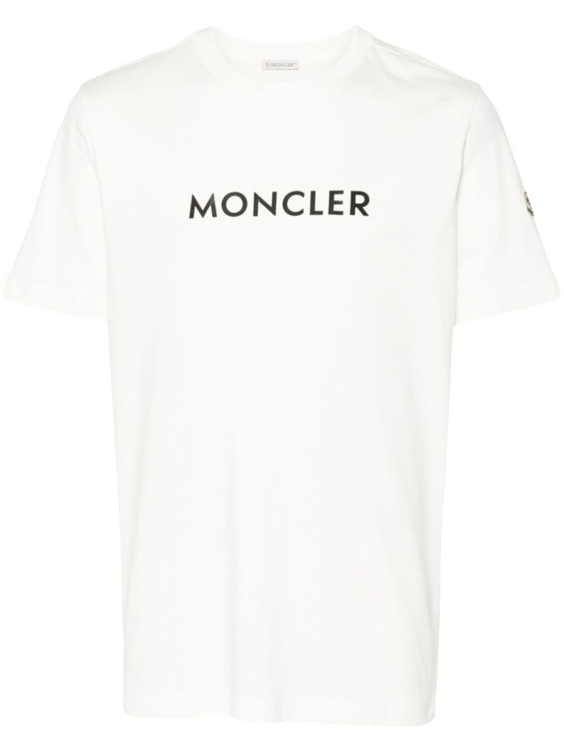 

Moncler футболка с логотипом, белый