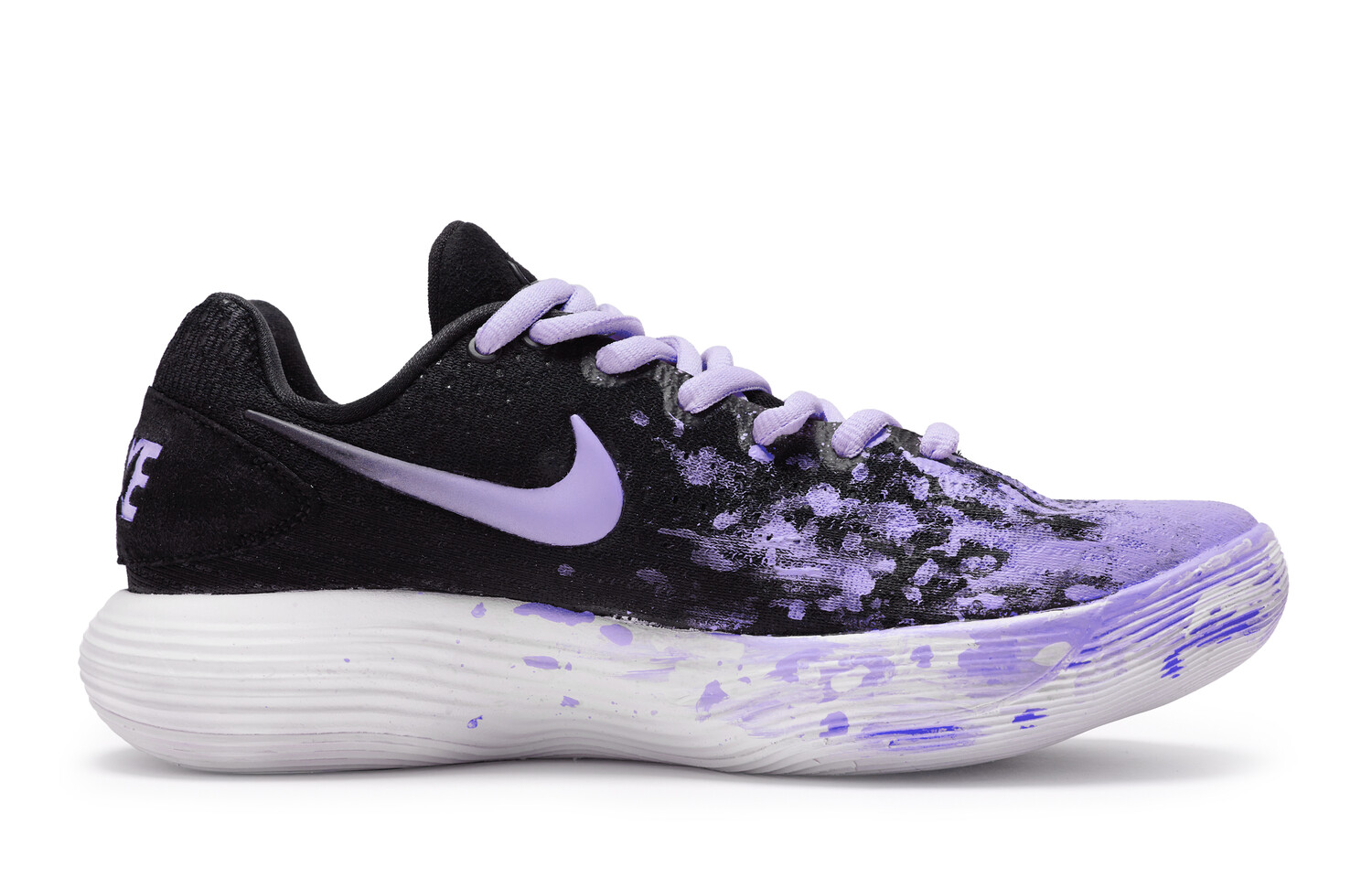 

Баскетбольные кроссовки Hyperdunk 2017, мужские, низкие, фиолетовые/черные Nike