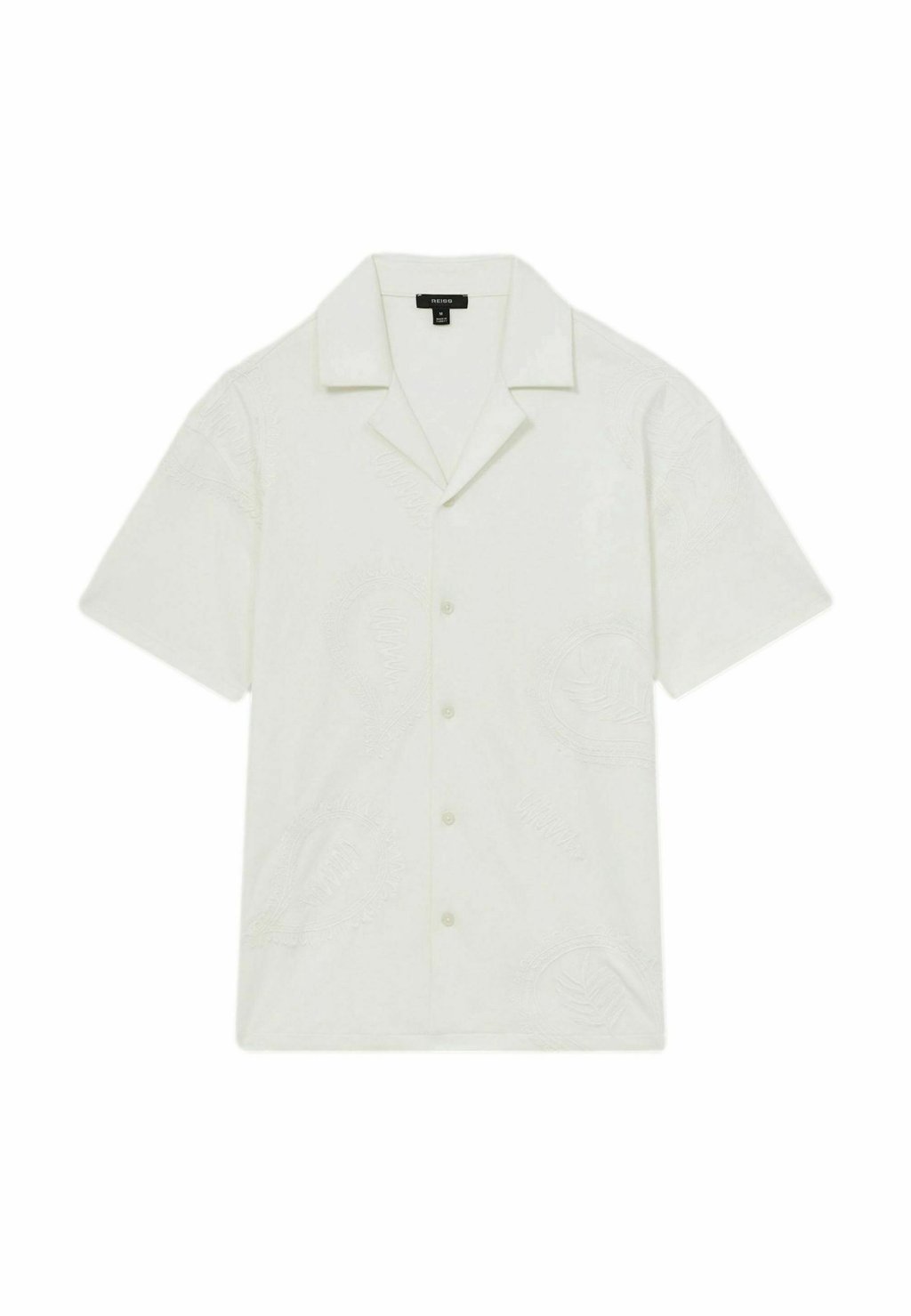 

Рубашка REGULAR FIT - STOCKWELL PAISLEY-EMBROIDERED Reiss, белый