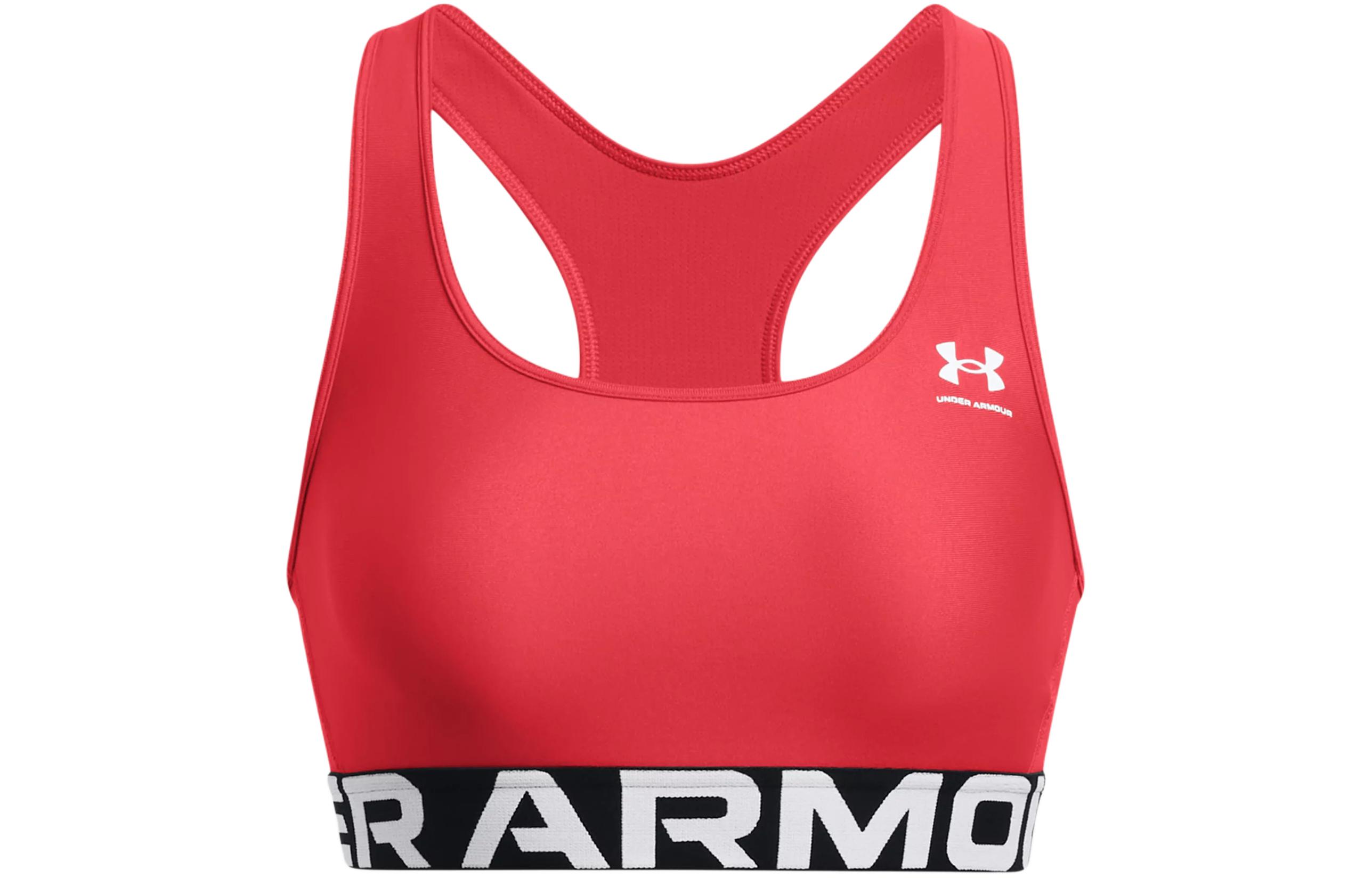 

Термобелье HeatGear Armor спортивное женское оранжево-красное Under Armour