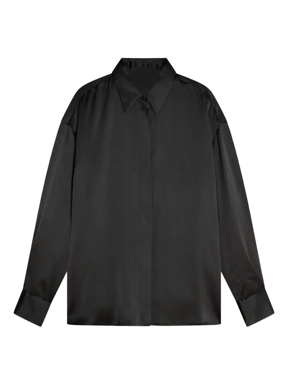 

Шелковая рубашка Semicouture, черный