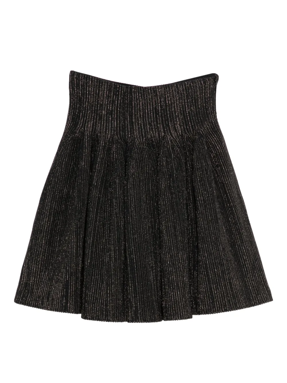 

Плиссированная юбка с металлизированной нитью Cfcl, черный
