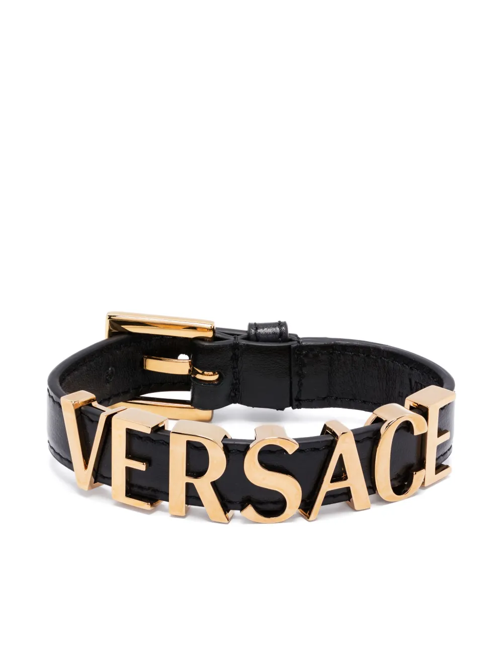 

Браслет с логотипом VERSACE, черный