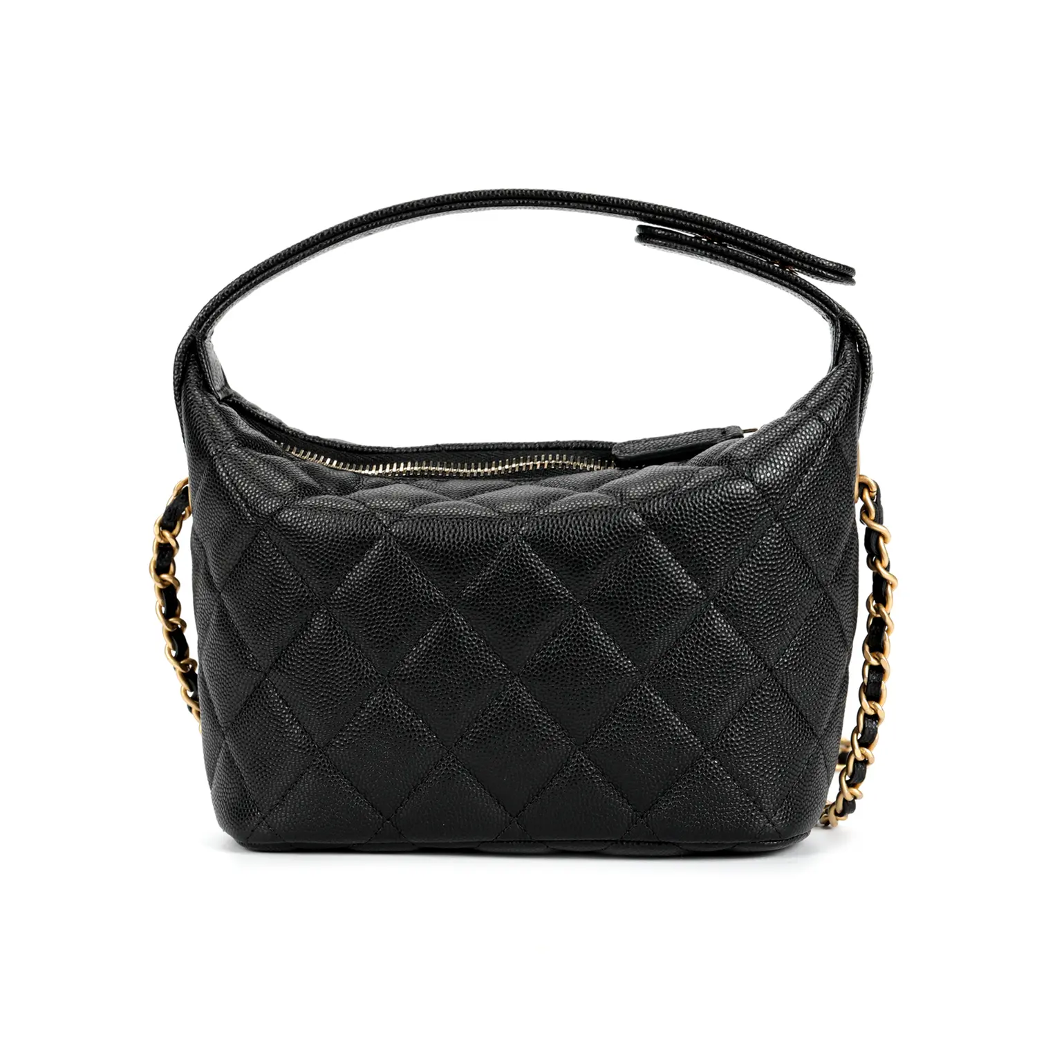 CHANEL Женская сумка из коровьей кожи черная — фото 3