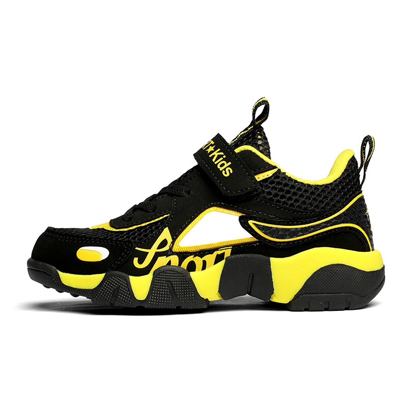 

Детские сандалии для начальной школы Yalu Preferred, цвет Black/Yellow