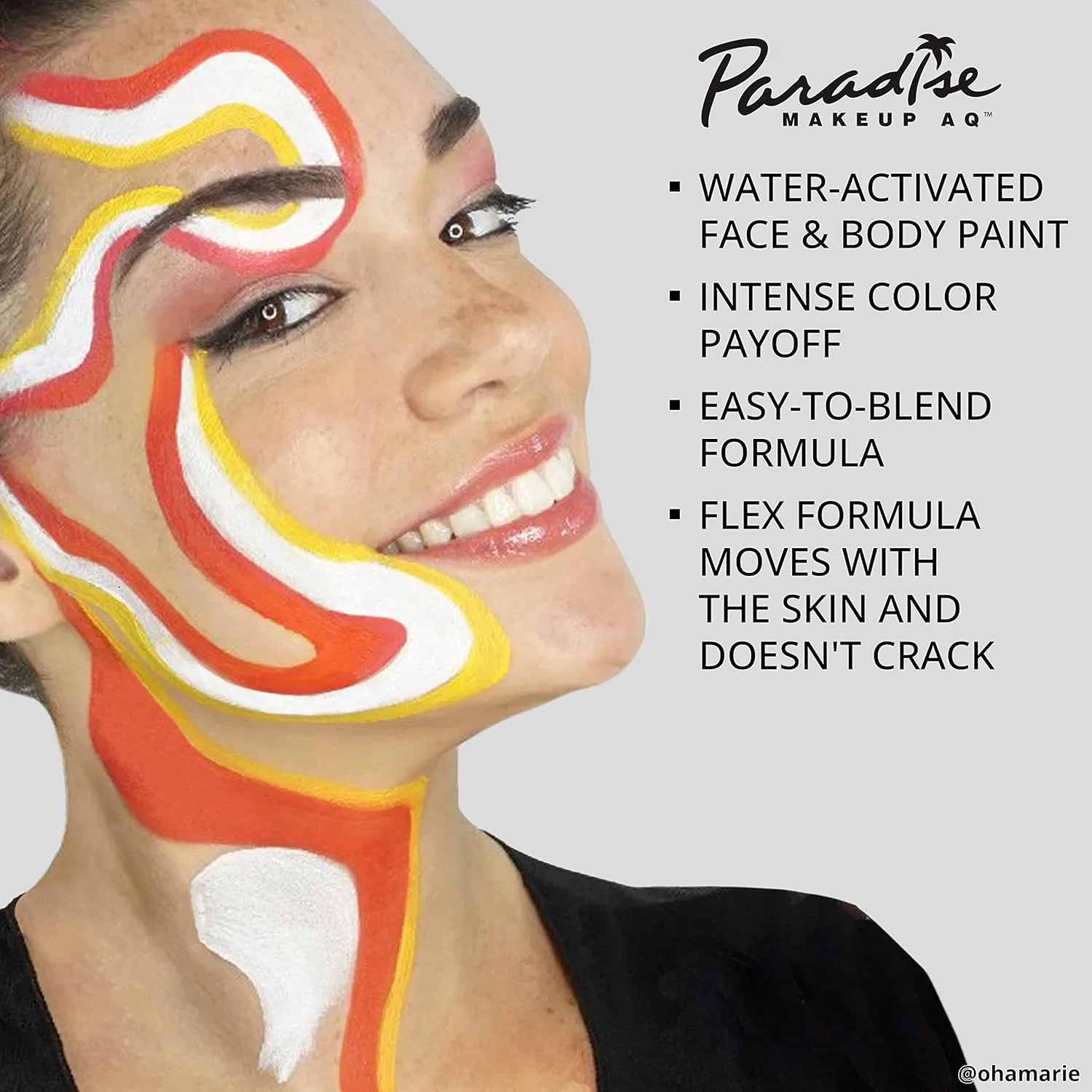 Сменный блок грима Mehron Paradise Makeup AQ Lime, 7 г Mehron, Lime — фото 4
