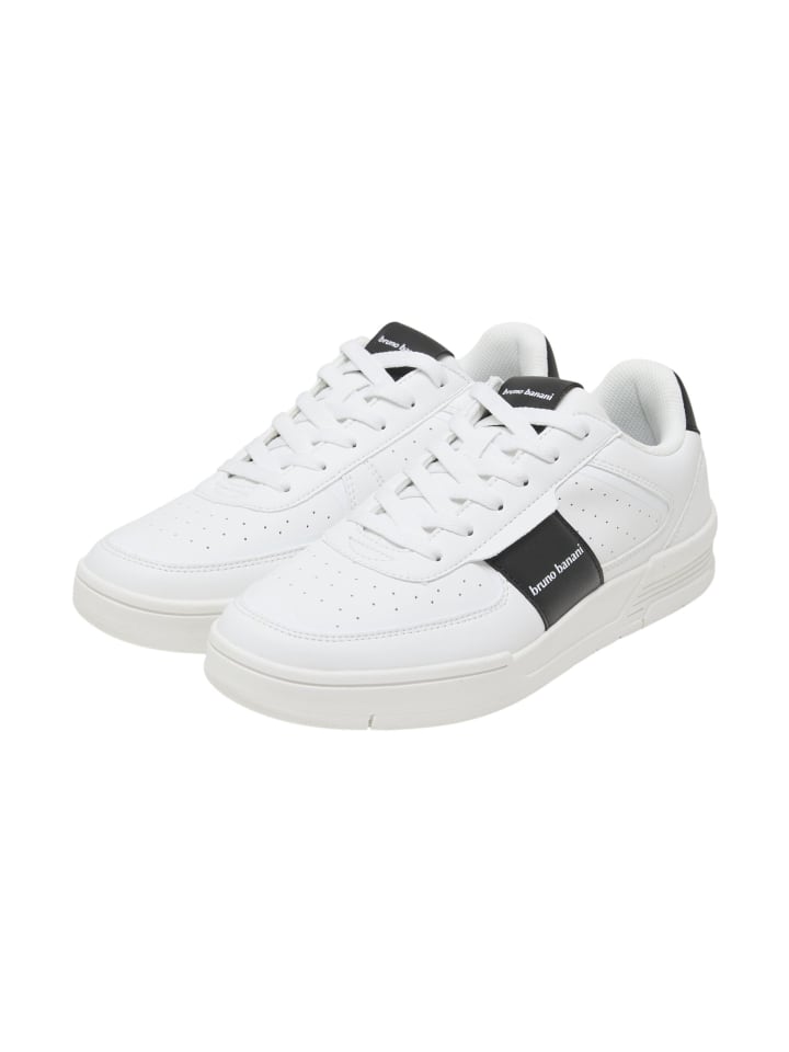 

Низкие кроссовки Bruno Banani, белый/черный