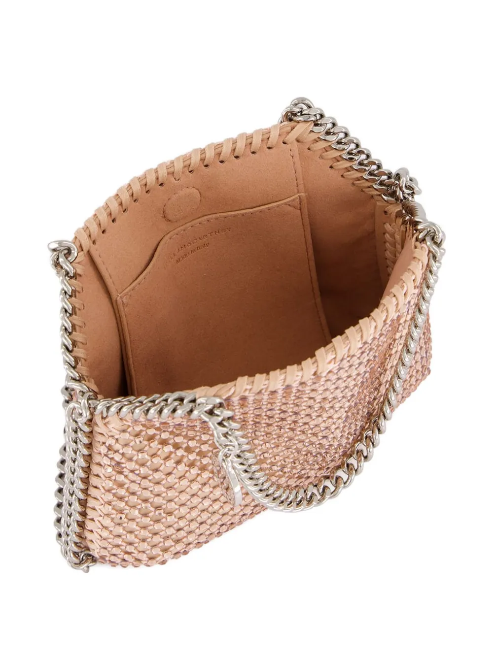 Мини-сумка на плечо Falabella с цепочкой Stella Mccartney, нейтральный — фото 4