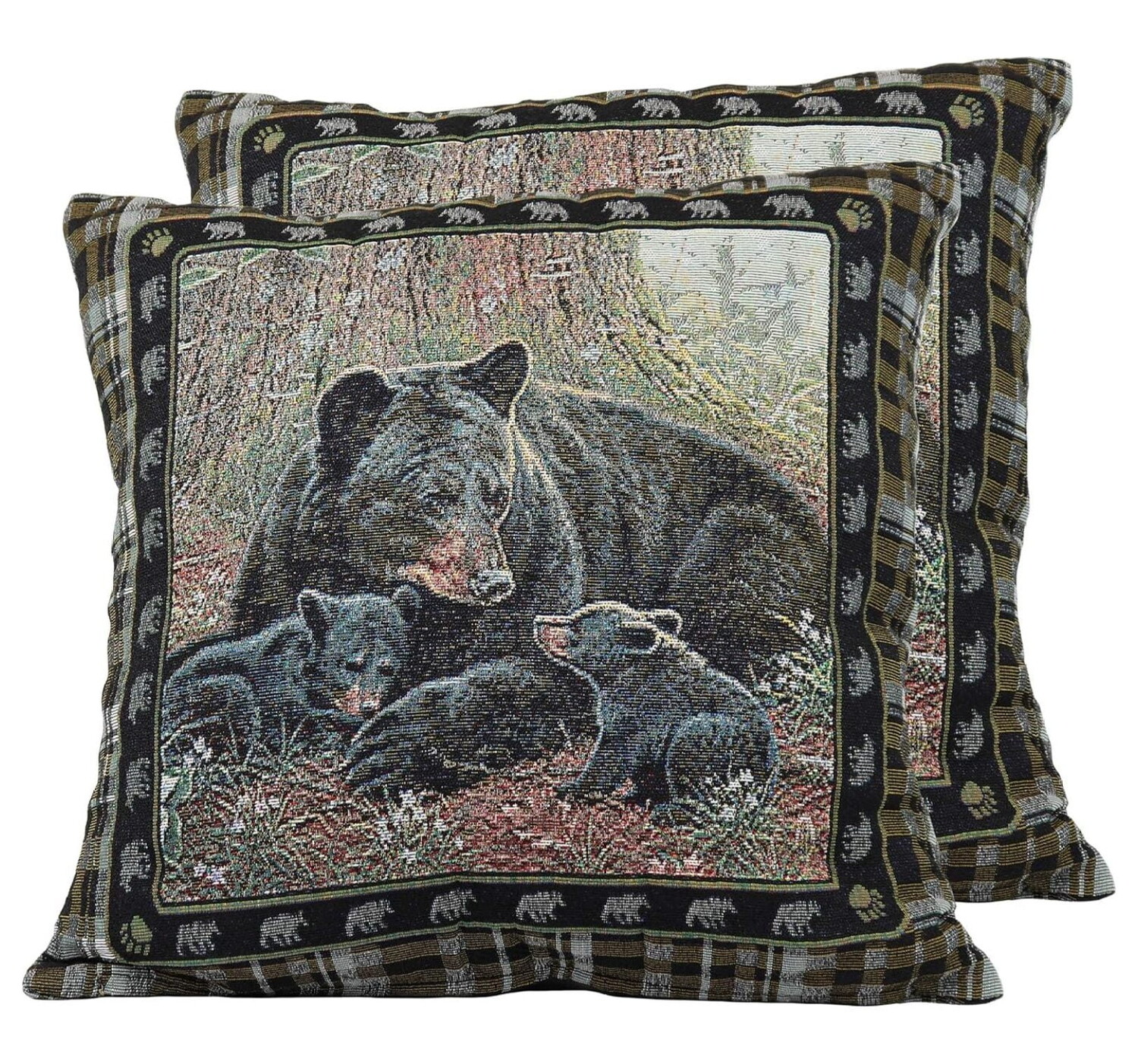 

Подушки гобеленовые с принтом RPQZ, коричневый