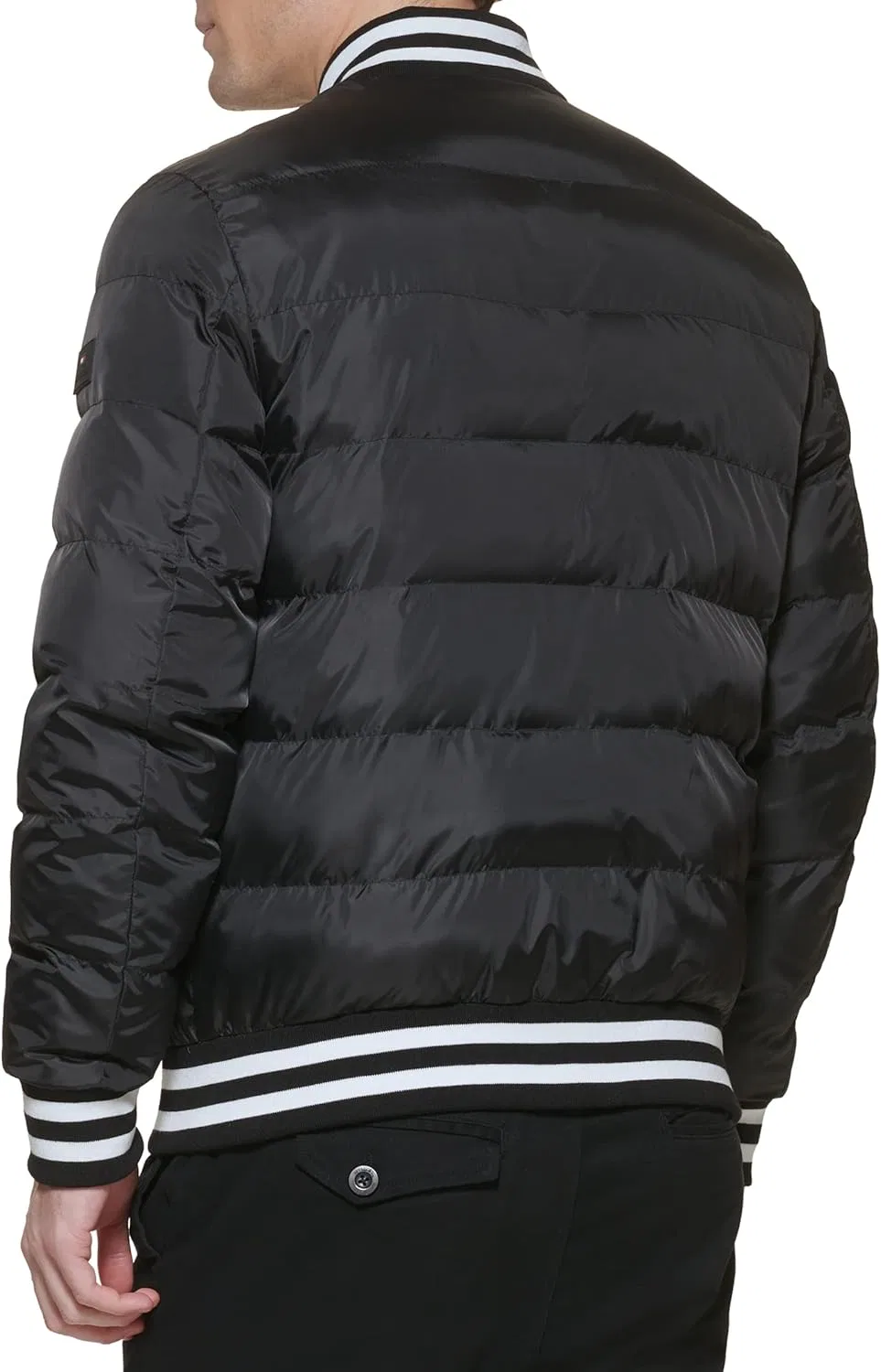 Мужская стеганая куртка-бомбер Tommy Hilfiger Varsity — фото 4