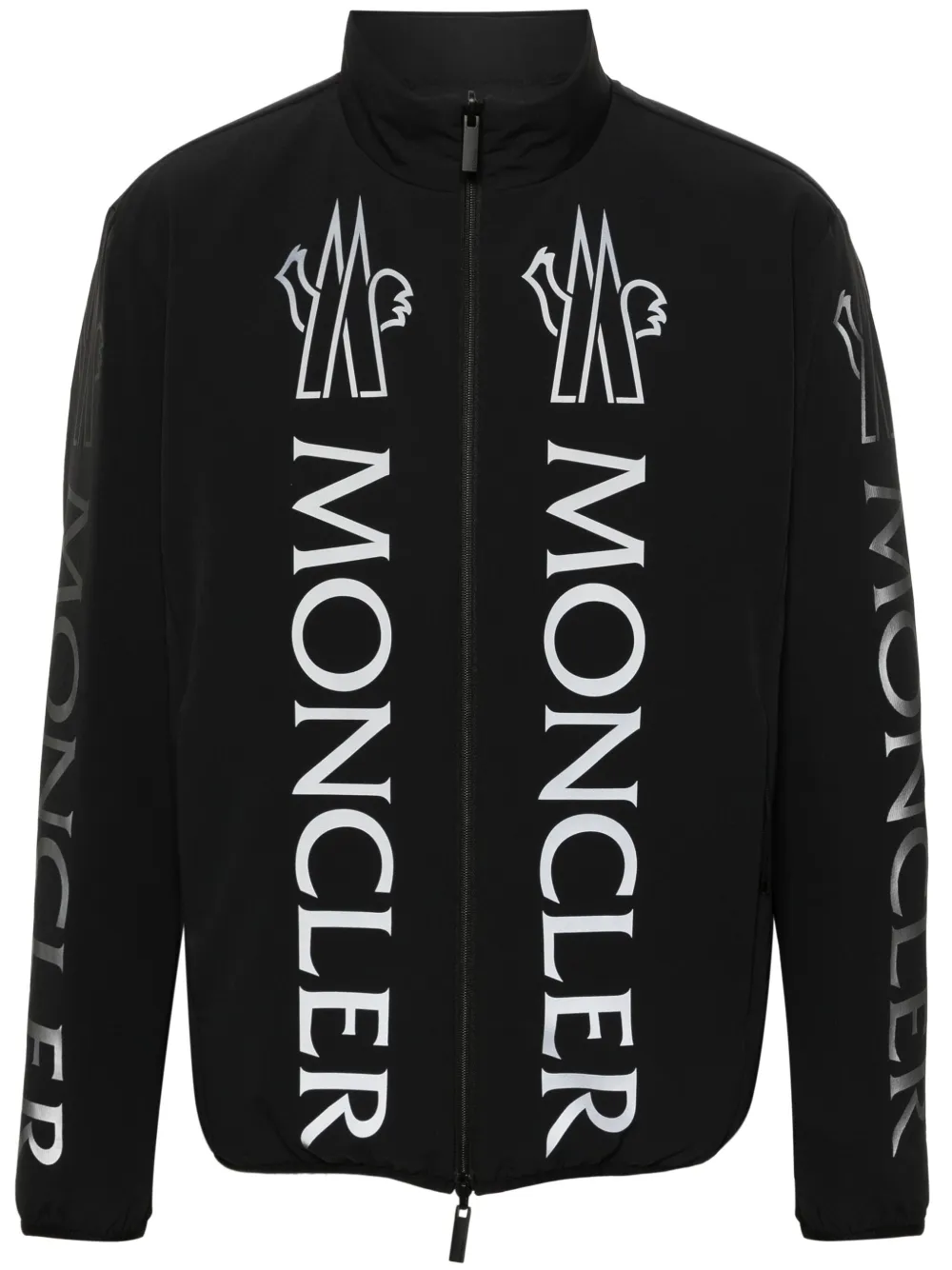 

Пуховик Ponset с логотипом MONCLER, черный