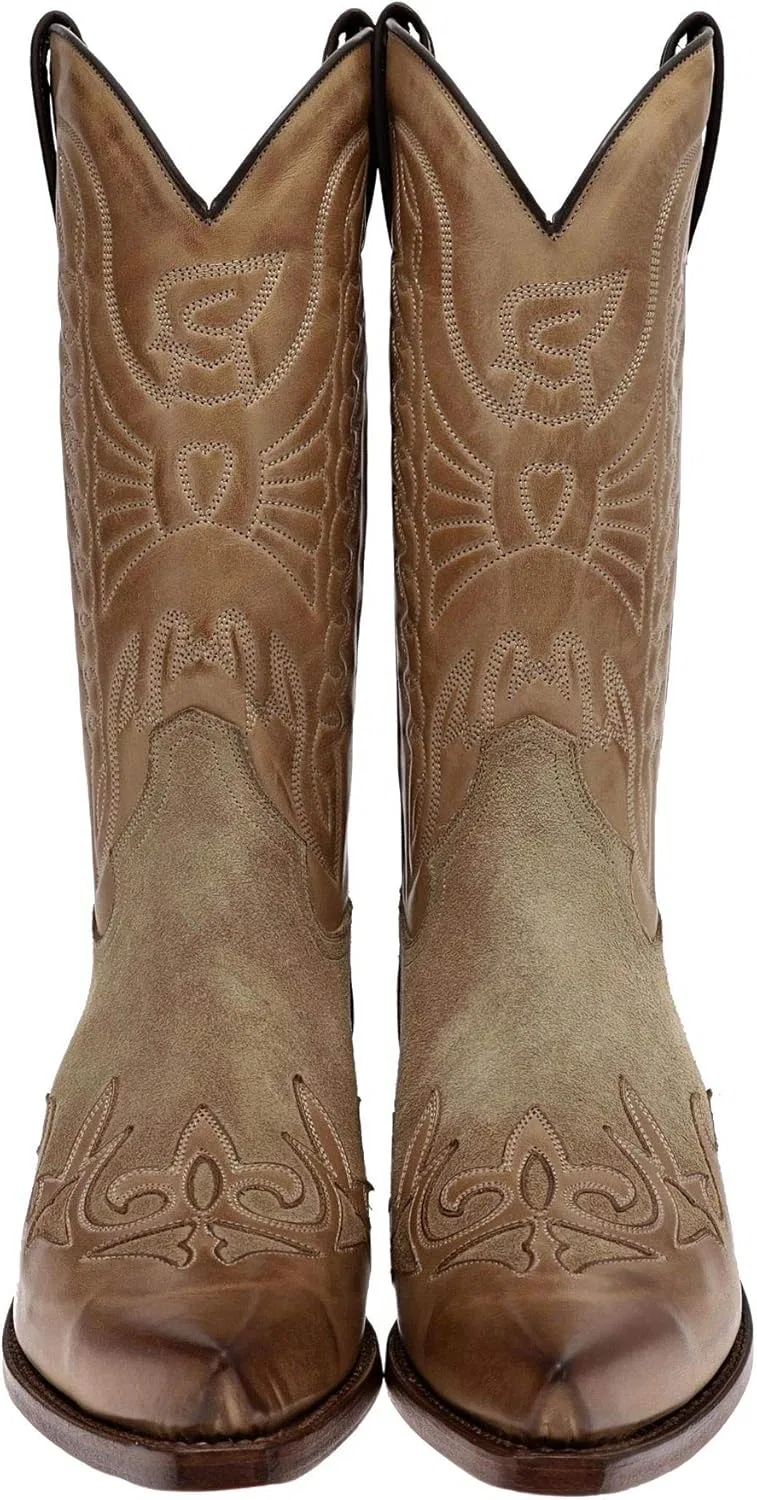 FB Fashion Boots FB Модные ботинки Унисекс Ковбойские ботинки Carlos Cuero Бежевые ботинки в стиле вестерн Кожаные ботинки Коричневые — фото 3