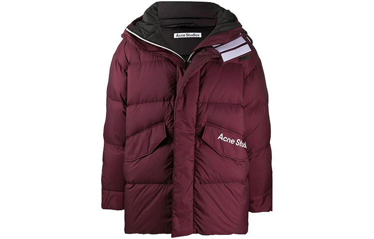 

Пуховик мужской фиолетовый Acne Studios