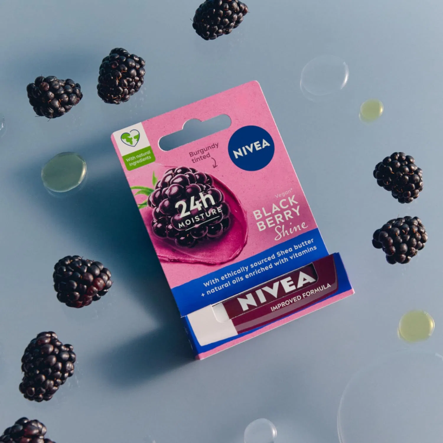 Питательный бальзам для губ «Blackberry Shine» от NIVEA Nivea — фото 3
