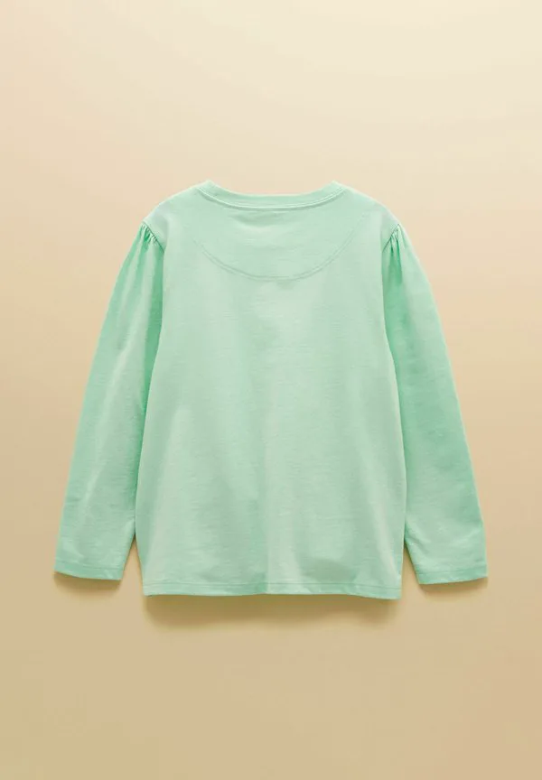 Топ с длинными рукавами и аппликацией, прямого кроя. Joules, Mint Green — фото 4