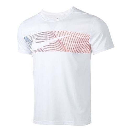 

Футболка dri-fit superset printing short sleeve white Nike, белый