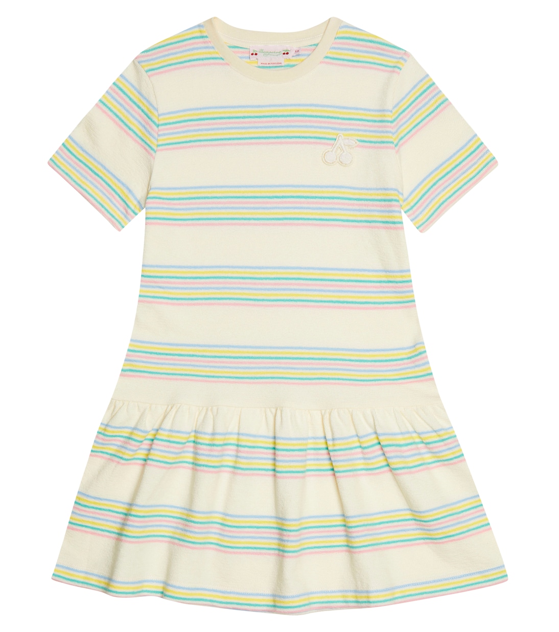 

Платье Amaia из хлопка в полоску Bonpoint, Multicolore