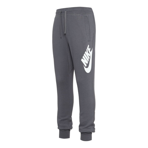 

Брюки men's logo fleece casual sports pants/trousers/joggers gray Nike, серый
