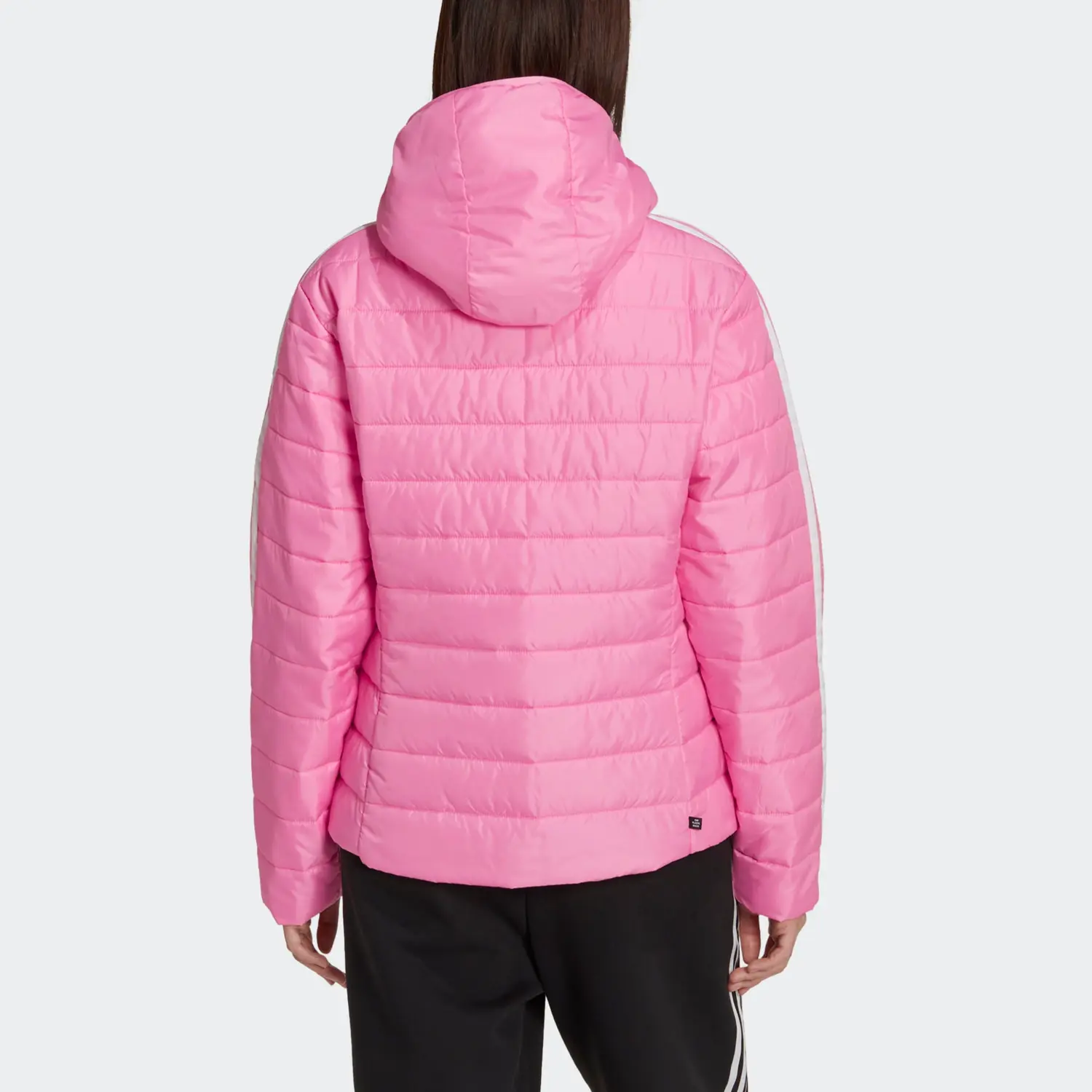 Куртка пуховик Clover Series розовый Adidas Originals — фото 4