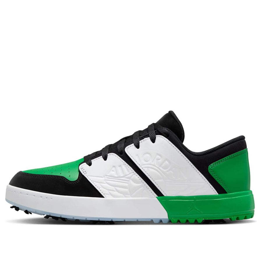 

Кроссовки Air Jordan NU Retro 1 Golf 'Black White Lucky Green', белый