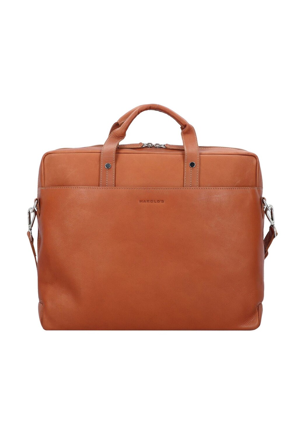 

Кожаный портфель Heritage 38 см с отделением для ноутбука HAROLD'S, цвет Cognac