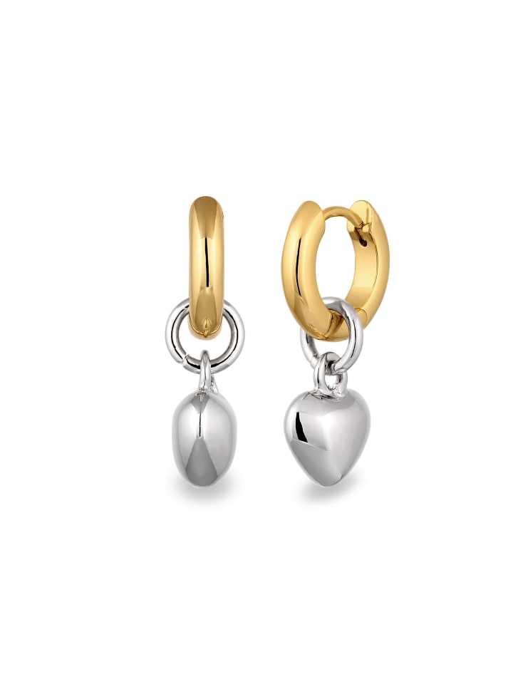 

Elli Латунные серьги двухцветные