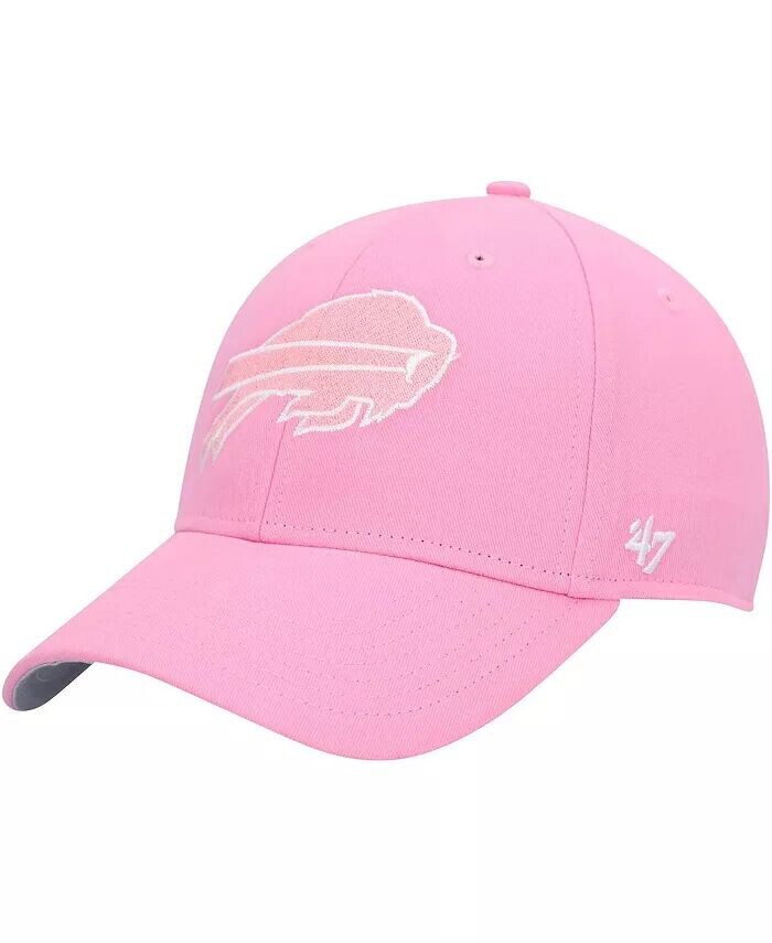 

Big Girls Pink Buffalo Bills Rose MVP регулируемая кепка '47 Brand
