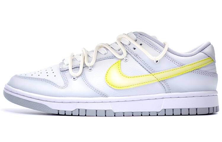 

Кроссовки для скейтбординга Dunk мужские с низким верхом белые/желтые Nike, Желтый, Кроссовки для скейтбординга Dunk мужские с низким верхом белые/желтые Nike