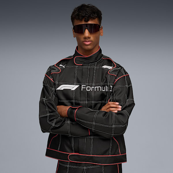 

Мужская гоночная куртка для автоспорта Formula 1 75 Years Puma, черный