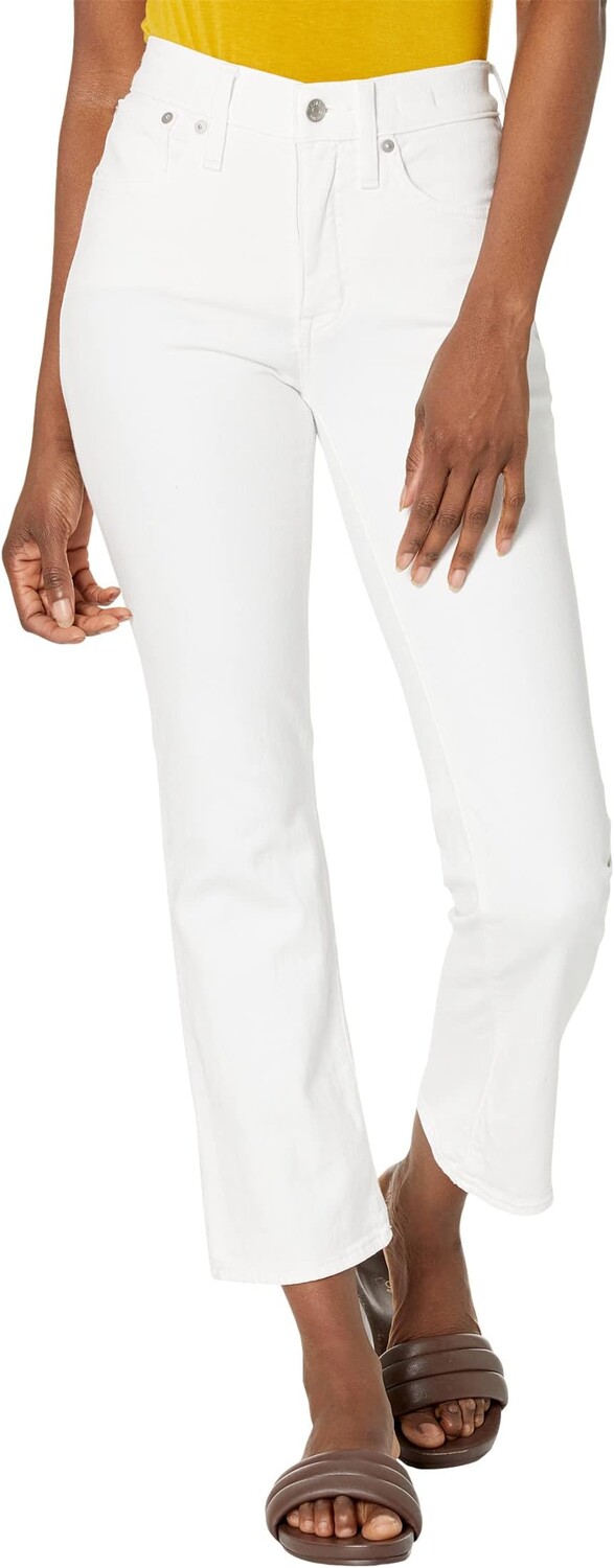 

Джинсы Kick Out Crop Jeans Madewell, цвет Pure White