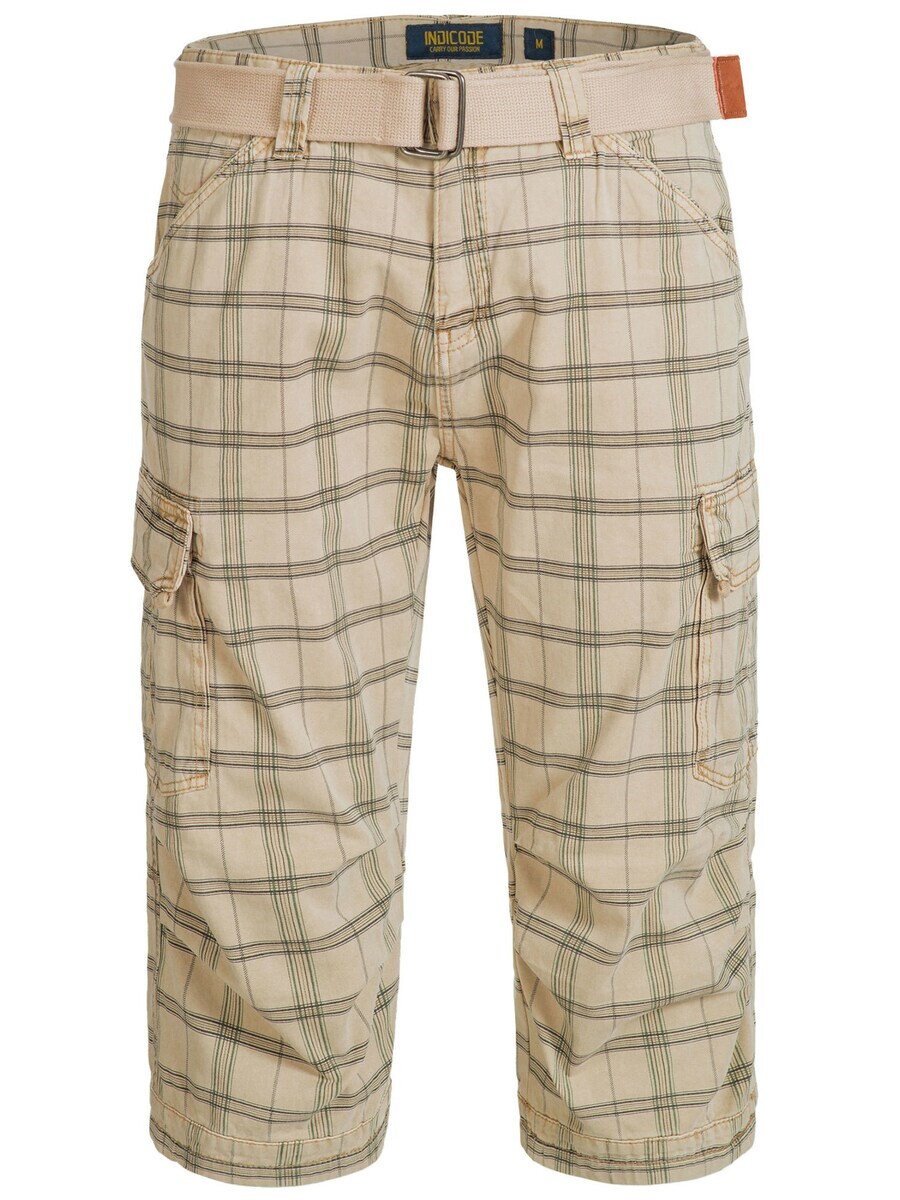 

Шорты-карго INDICODE JEANS Regular Cargo Pants Nicolas Check, бежевый