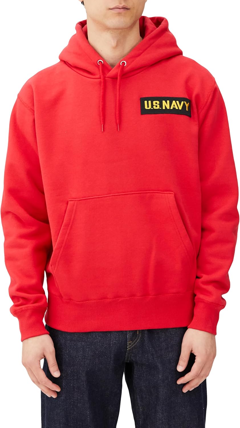 

Толстовка с капюшоном в стиле F, нашивка с гербом армии США, плотность ткани 12,4 унции, флисовая подкладка, красный цвет F-Style