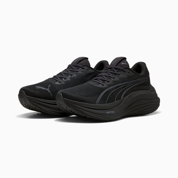 Мужские кроссовки для бега по шоссе Magmax Nitro Puma, черный — фото 4