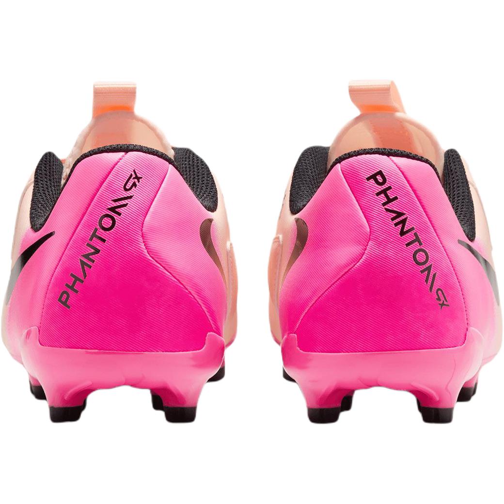 Nike Детские футбольные бутсы Phantom GX 2 Leather Slip Resistant Abrasion Resistant низкие Pink/Purple/Black — фото 4
