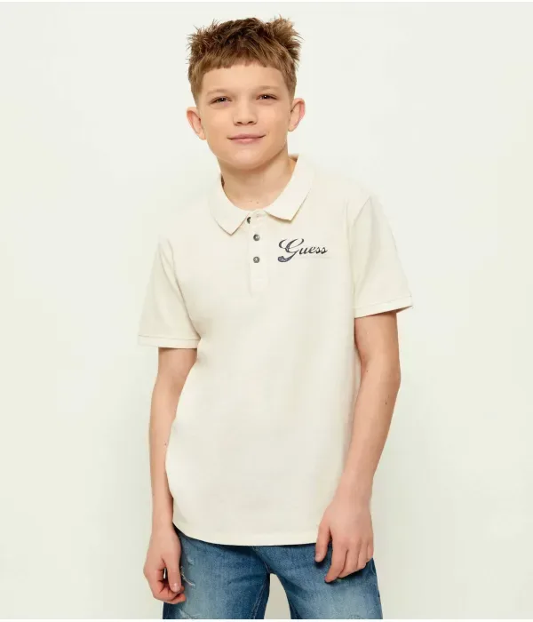 Полюс regular fit Guess, бежевый