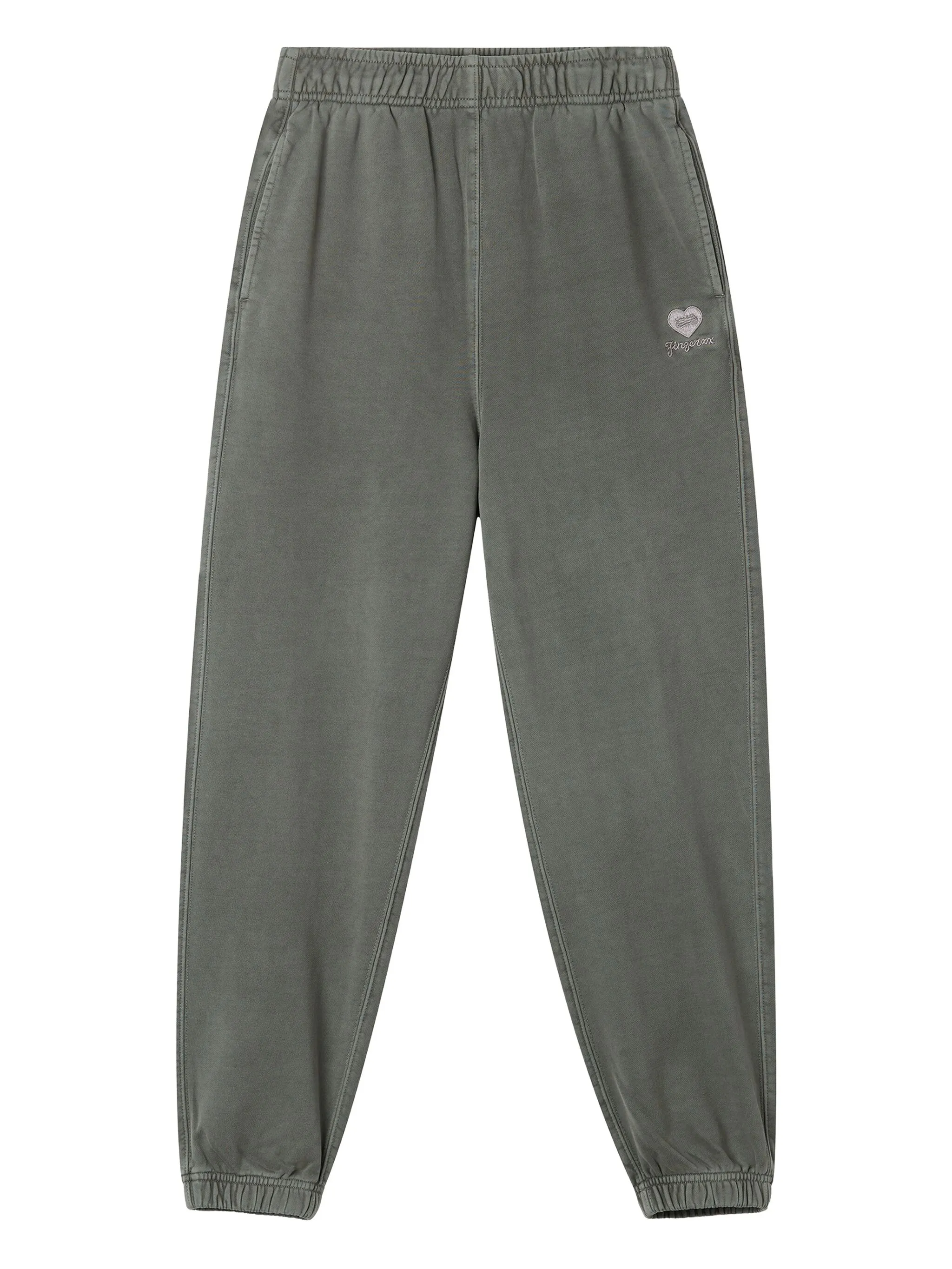 

Спортивные брюки с вышивкой Fingercroxx, серый