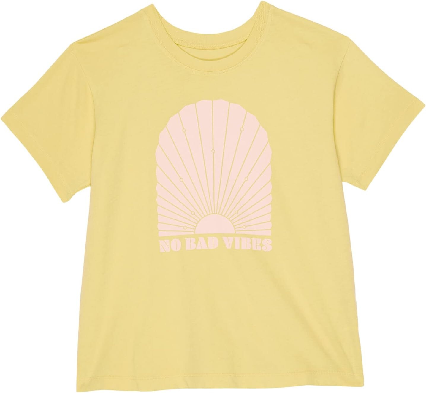 

Футболка Tiny Whales No Bad Vibes Boxy Tee, цвет Vintage Gold