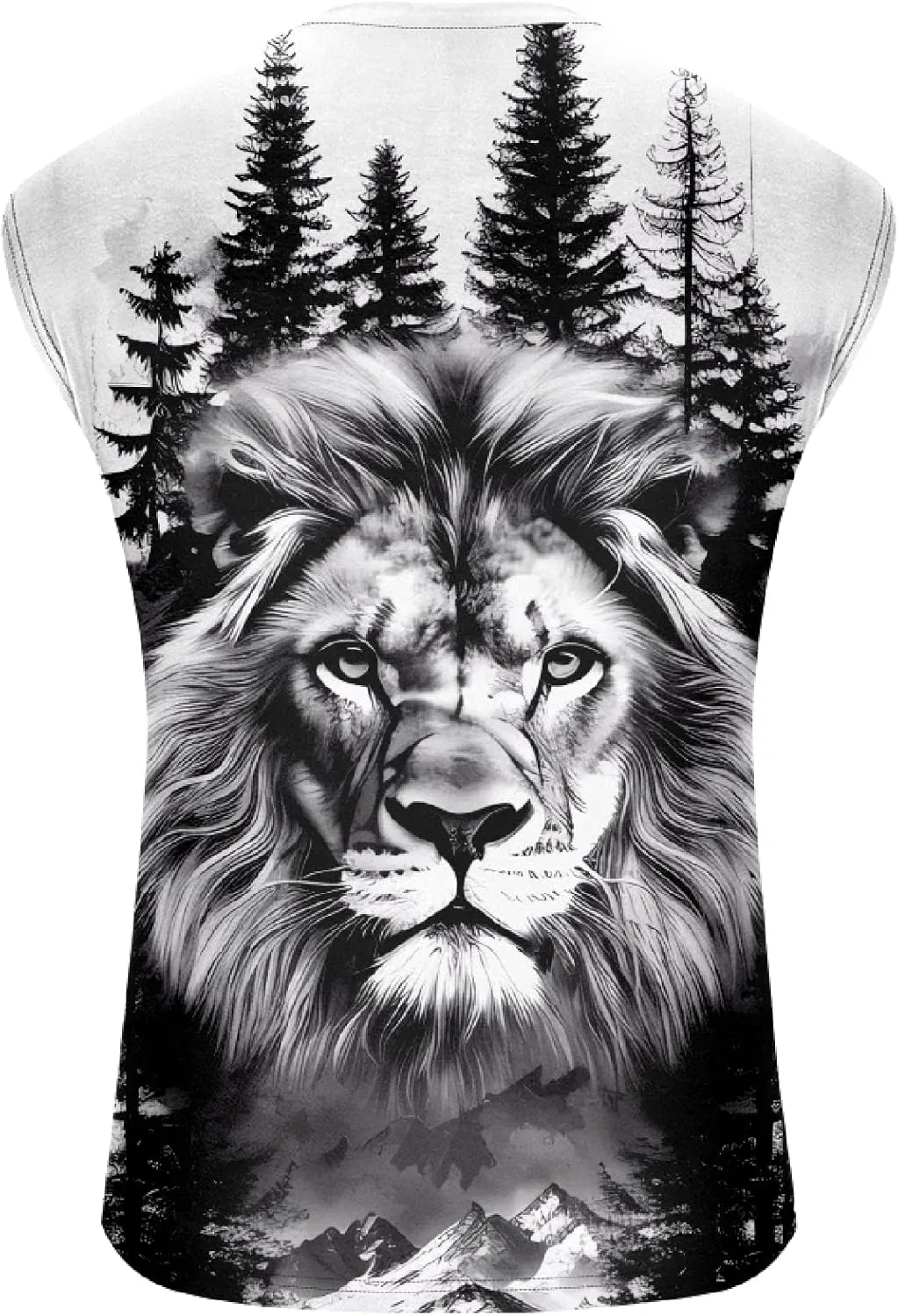 Майка с принтом Lionface — фото 4
