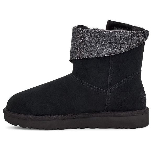 Ботинки зимние UGG WMNS Classic Caviar Mini, черный