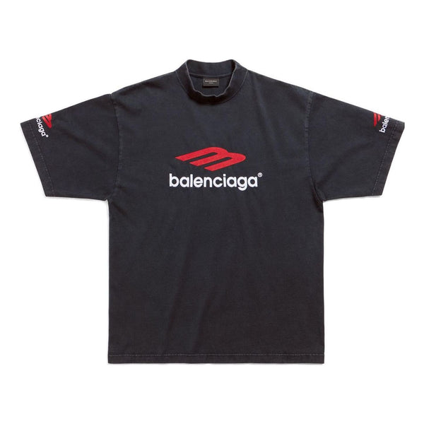 

Футболка 3b sports icon t-shirt 'black red white' Balenciaga, черный