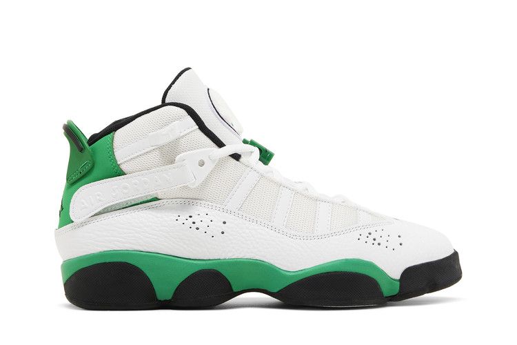 Кроссовки Air Jordan Jordan 6 Rings GS 'Lucky Green', белый — фото 2