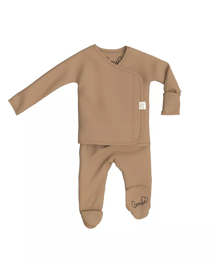 Baby Bonsie Skin to Skin для мальчиков, комбинезон Bonsie Baby, коричневый — фото 2