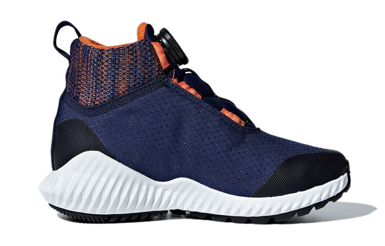 Fortatrail Kids Кроссовки детские высокие синие/черные/белые/оранжевые Adidas — фото 2