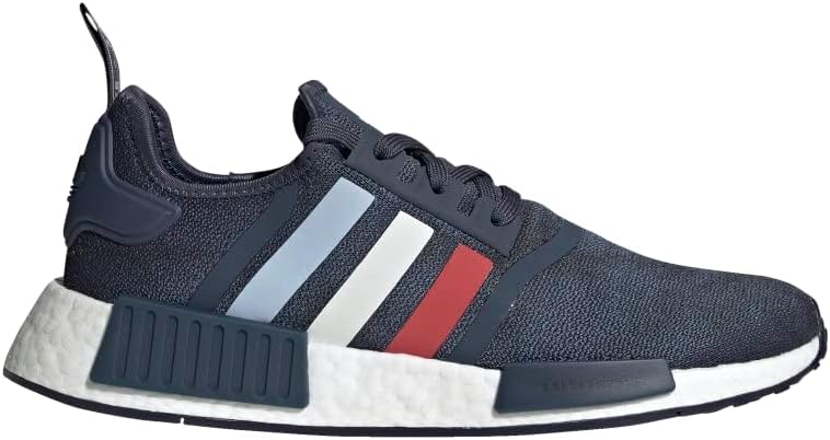

Мужские кроссовки adidas NMDr1 Primeknit, белый/черный/красный