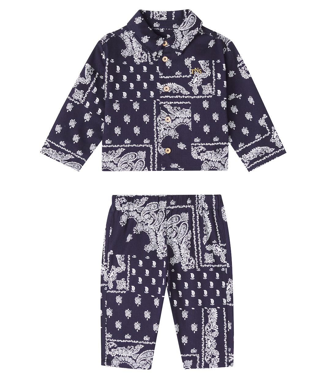 

Комплект из хлопковой рубашки и штанишек Baby Luis The New Society, Luis Print