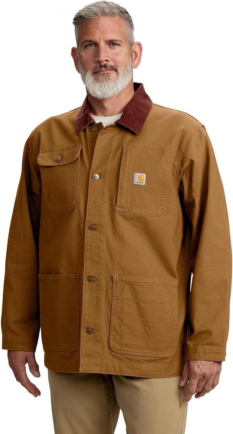 

Куртка Carhartt Men's Rugged Flex Duck Loose Fit Chore, Carhartt Brown