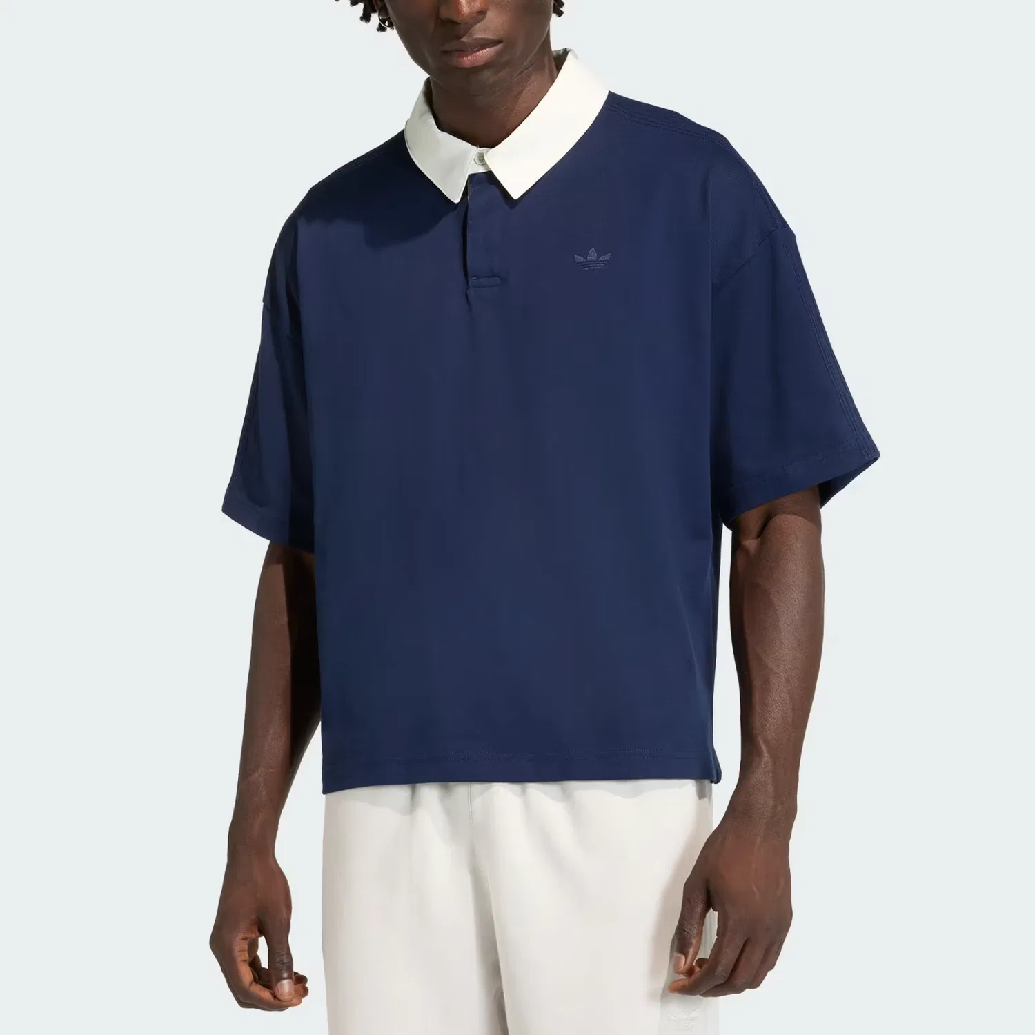 Поло Premium Essentials мужское Adidas Originals, Midnight Indigo — фото 4