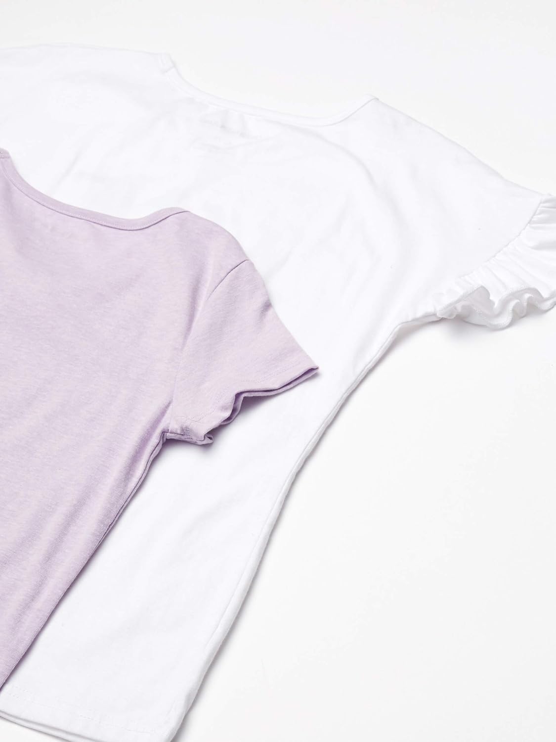 Футболка Calvin Klein Legacy Graphic с короткими рукавами для девочек, Purple White Rainbow Love — фото 2